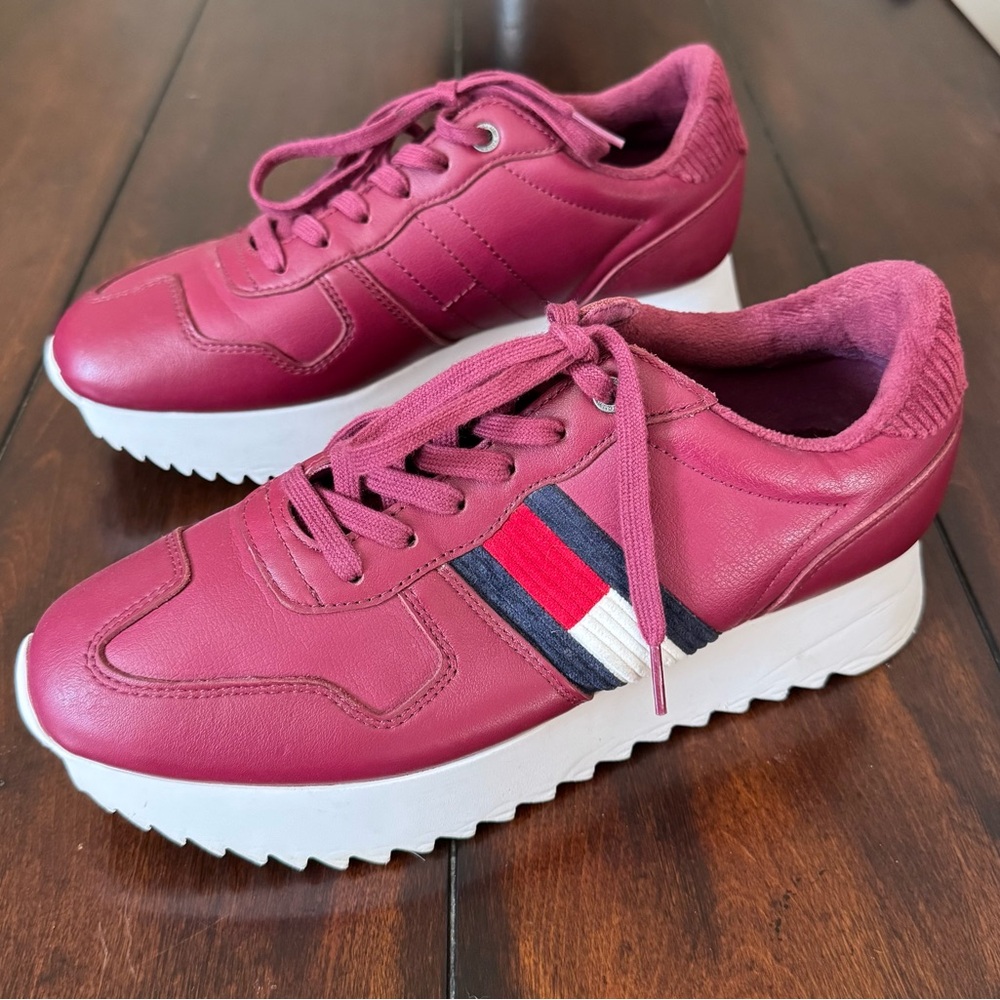 Tommy Jeans Women's High Cleated Seasonal Sports Shoes 9 1/2